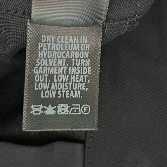 St John Cotton Straight Leg Dress Pants Size 4 Black Office Career Capsule - Picture 10 of 10